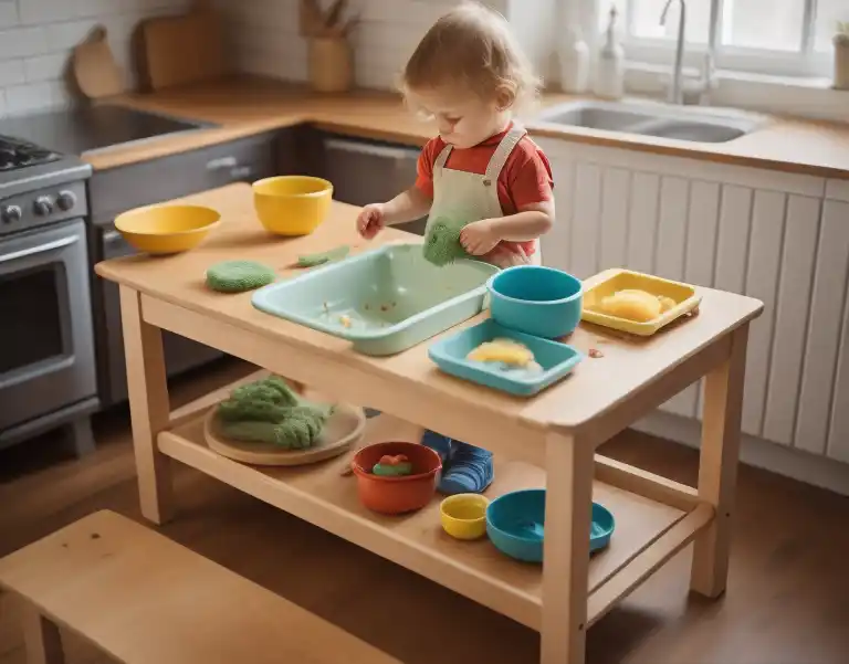 Montessori Dish Washing Station for Toddlers Full Guide