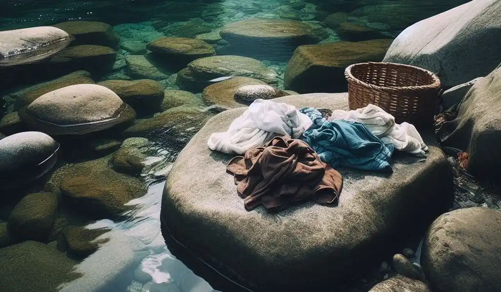 How to properly Wash clothes on Rocks